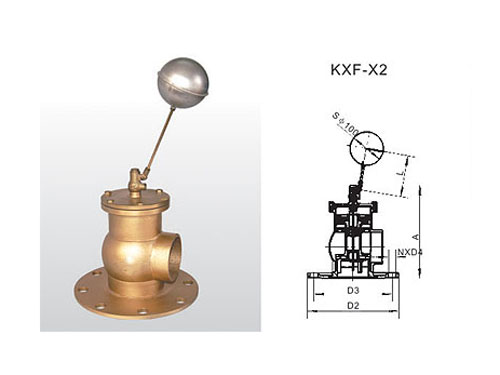 Y902黄铜法兰浮球阀